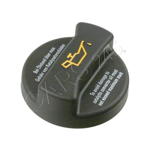 Febi oil filler neck cap - , black