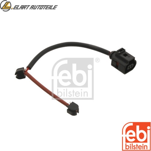 Warning contact brake pad wear - brake,