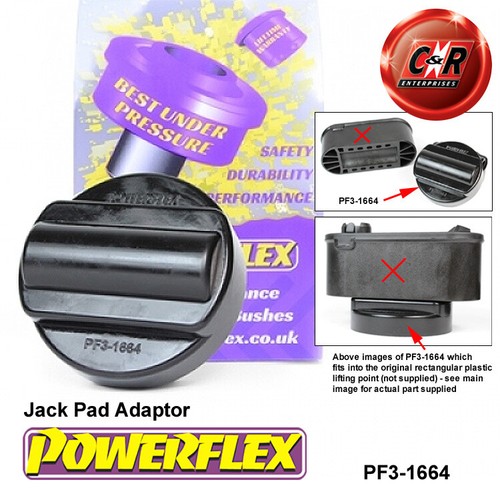 Powerflex road jack - jack, pad