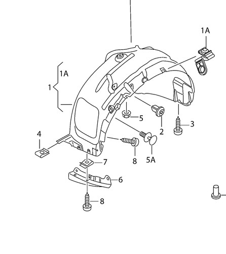 Audi 15 oem fender - audi,