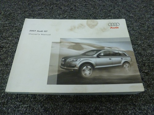 2007 audi owner - 2007, q7