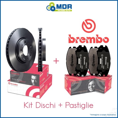 Rear brake discs pads kit - rear, +