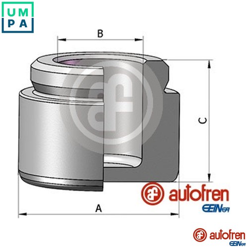 Piston brake caliper d025807 - brake,